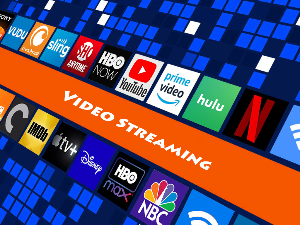 A small selection of the many online video streaming services
