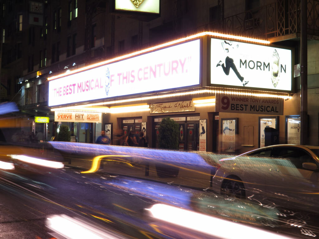 Book of Mormon at the Eugene o' Neill Theatre on Broadway NYC