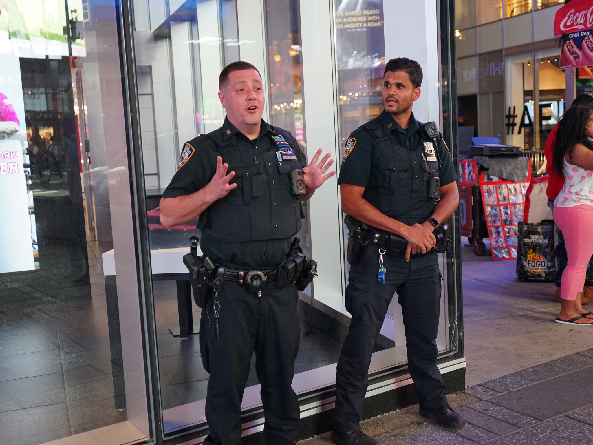 Police Officers on Times Square