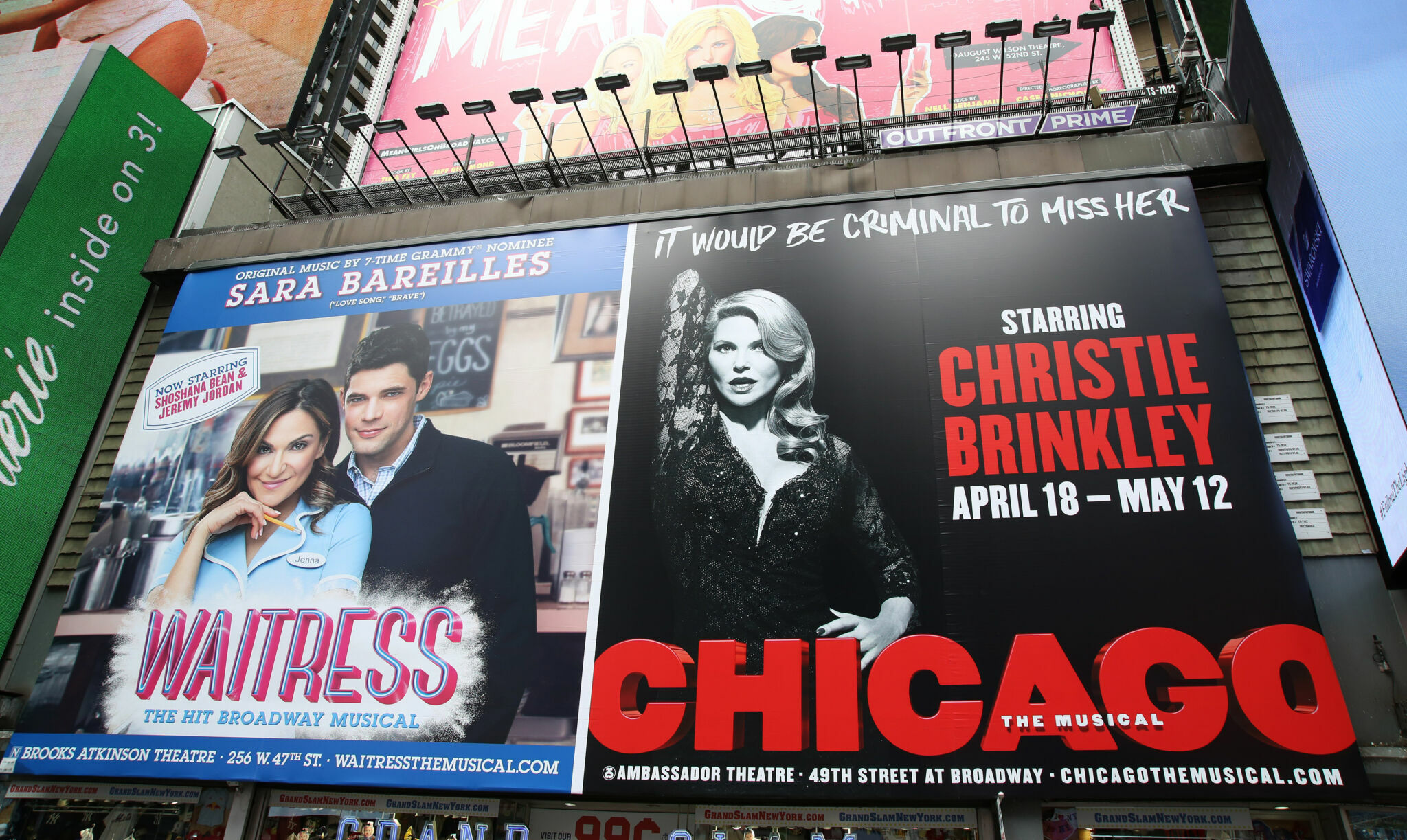 Chicago on Broadway - Times Square Board