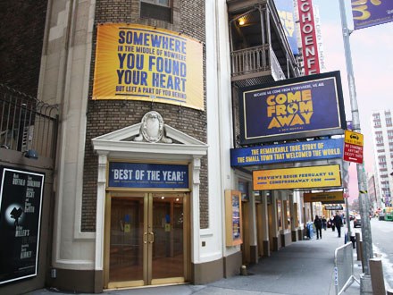 Come From Away Theatre Marquee