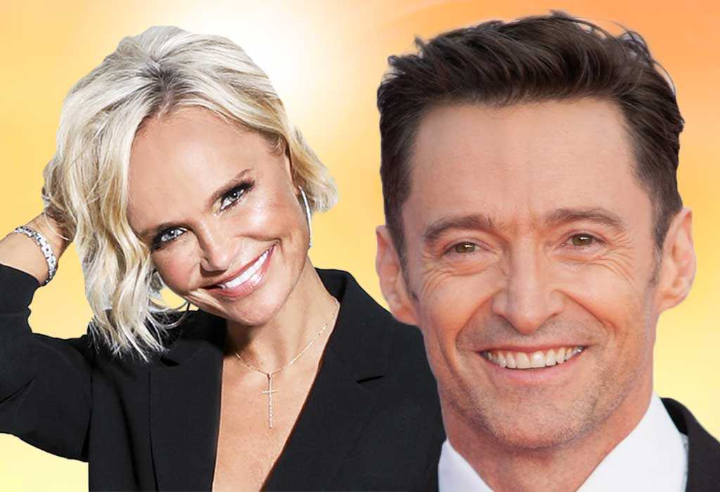 Kristin Chenoweth and Hugh Jackman