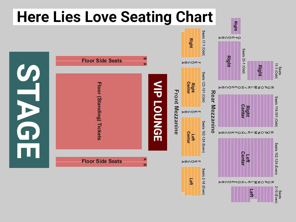 Here Lies Love Seating Chart