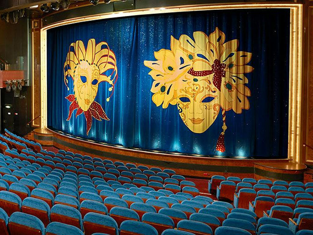 Theater inside the Norwegian gem