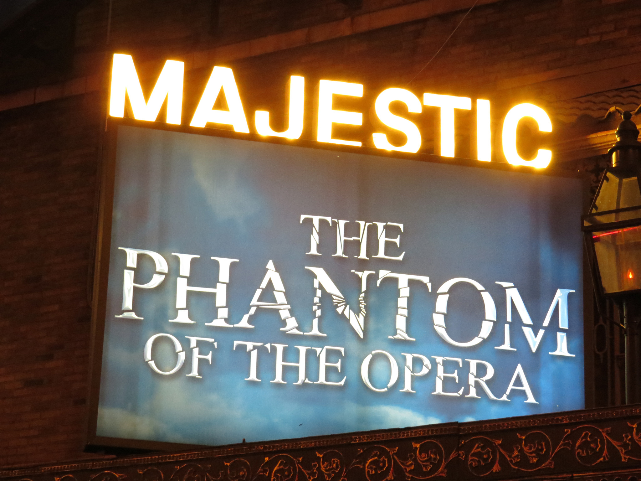 Phantom of The Opera at the Majestic Theatre on Broadway