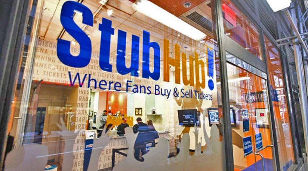 Stubhub storefront