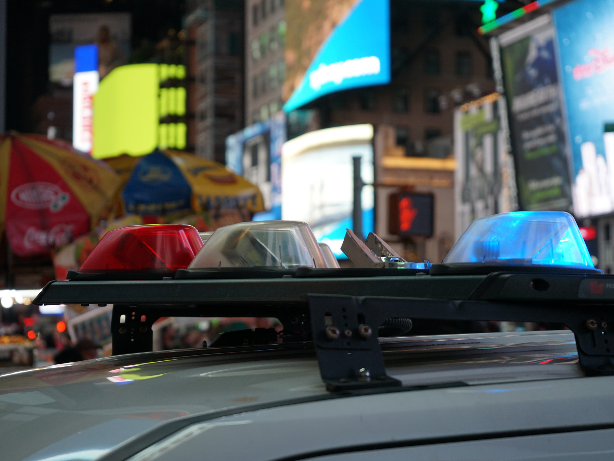 Times Square Police Car