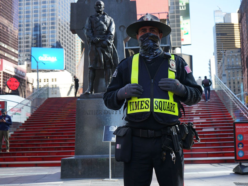 Times Square Security Guard