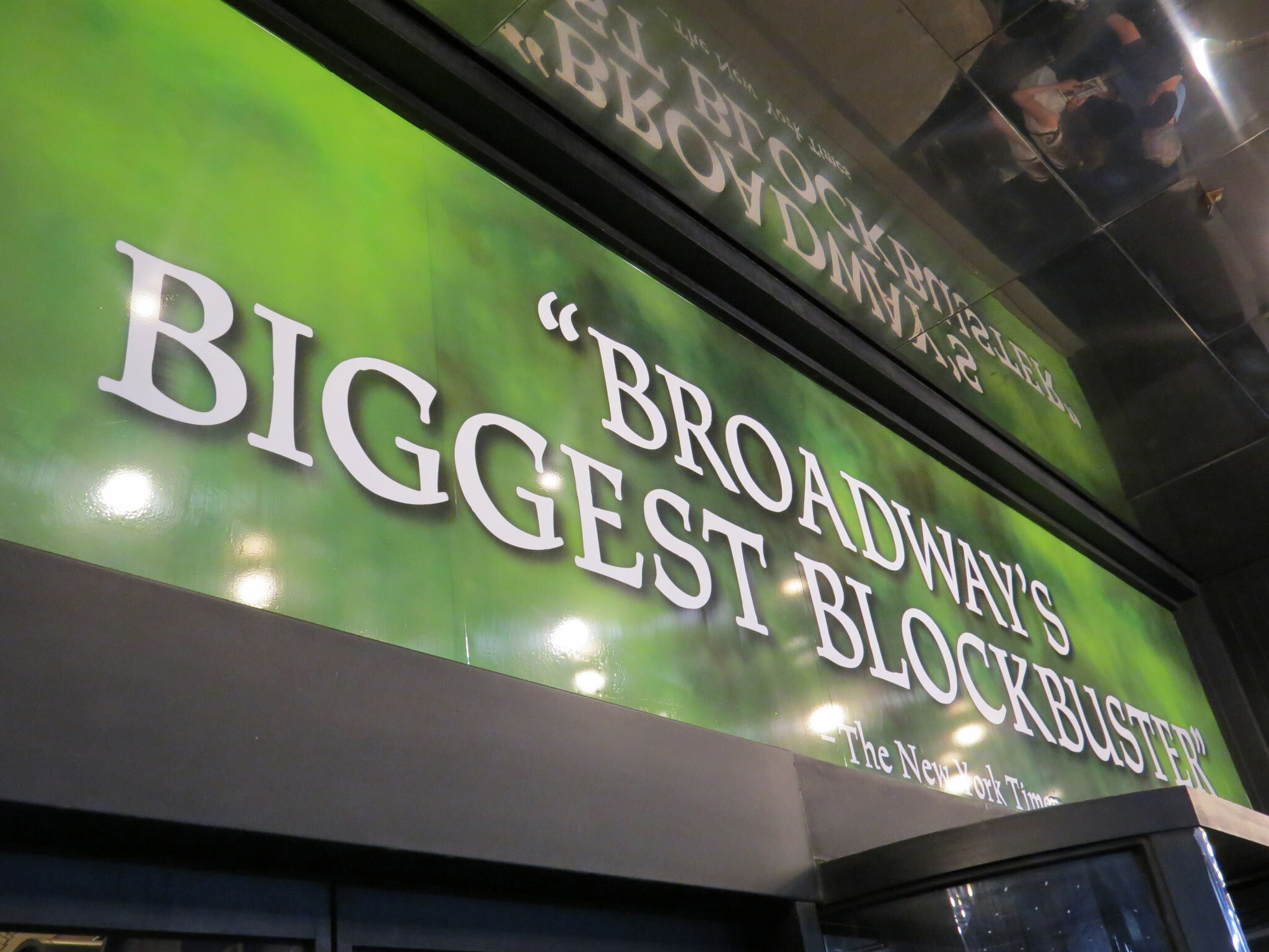 Wicked on Broadway Marquee