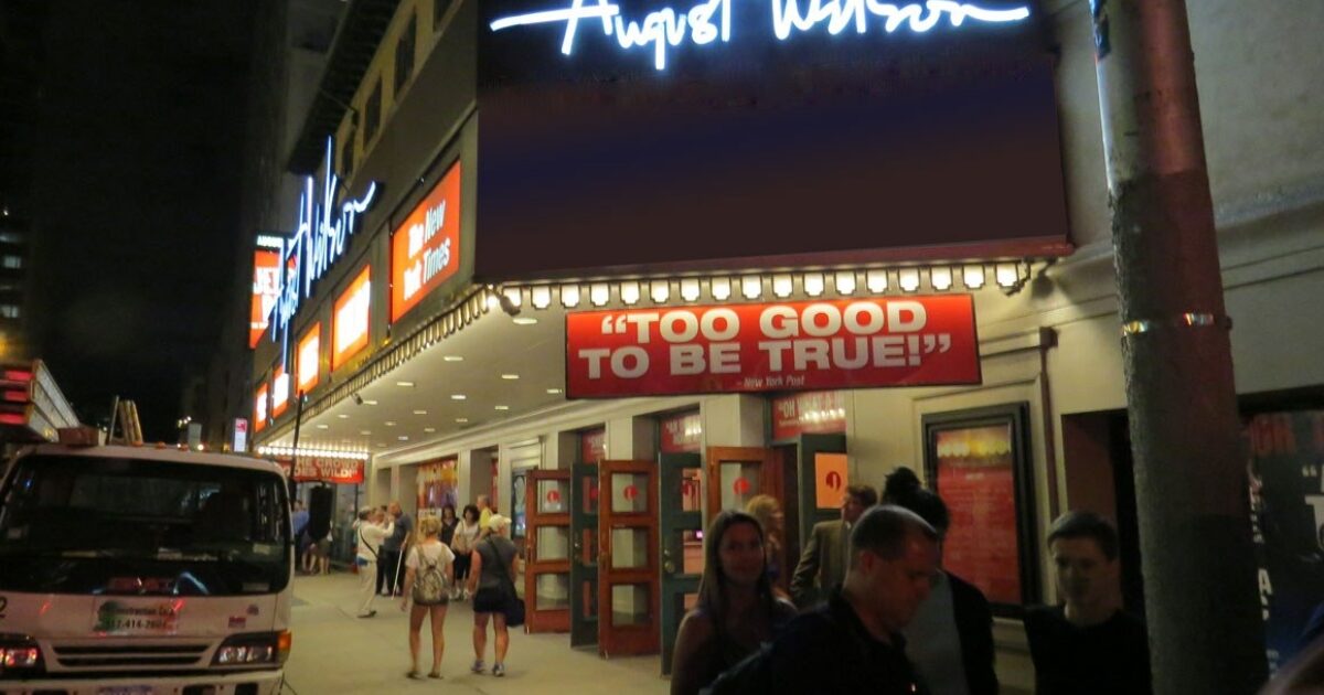 August Wilson Theatre on Broadway in NYC