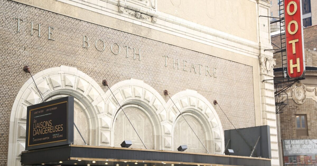 Booth Theatre on Broadway in NYC