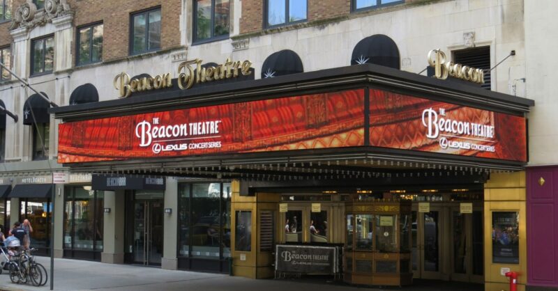 Beacon Theatre on Broadway in NYC