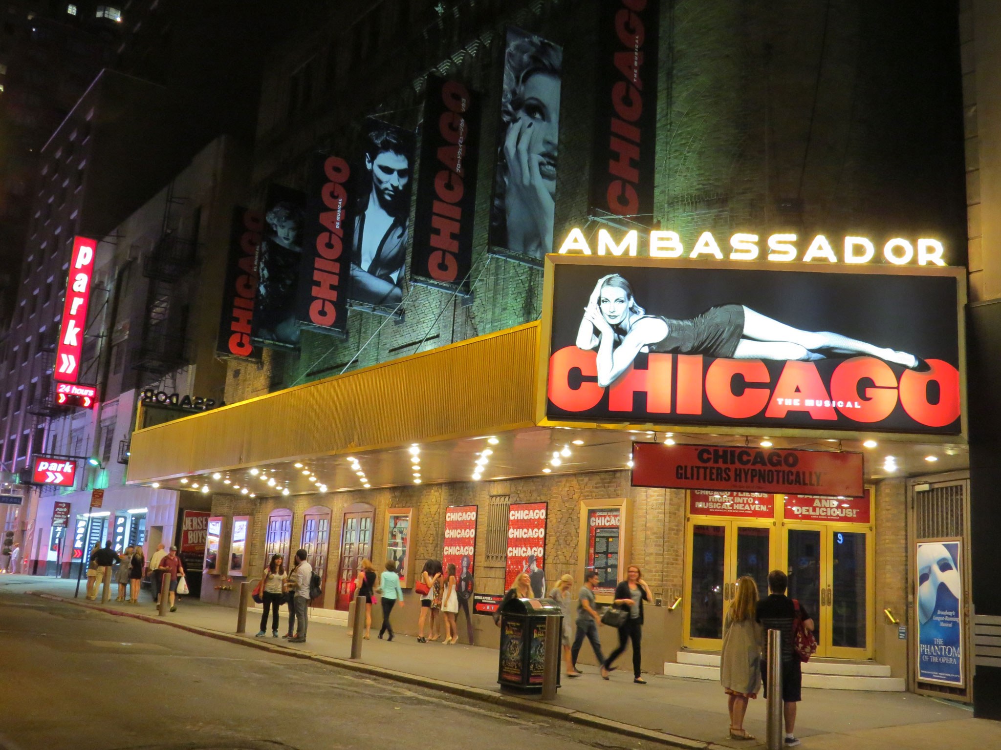 Ambassador Theatre on Broadway in NYC