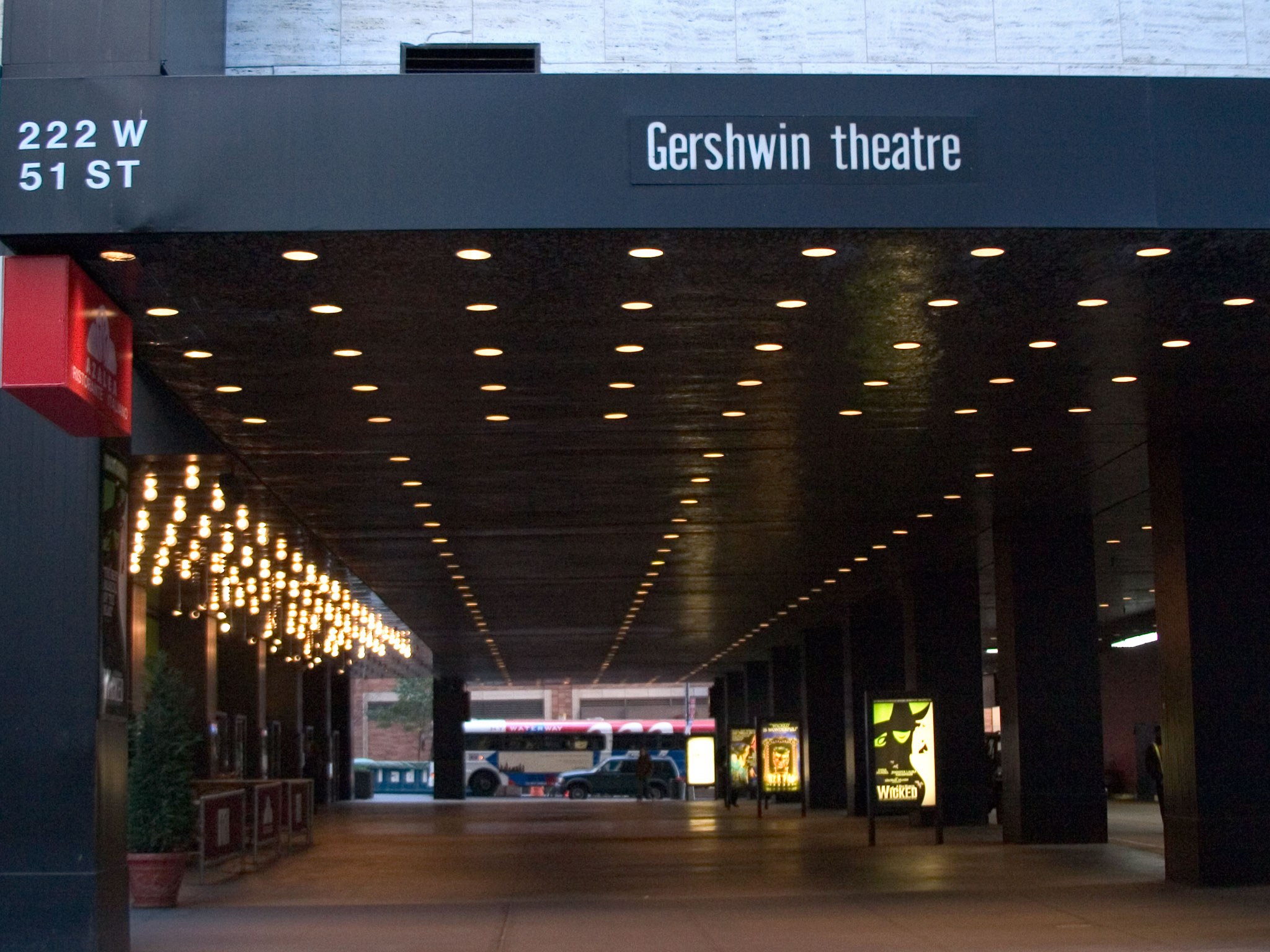 Gershwin Broadway Theatre Entrance