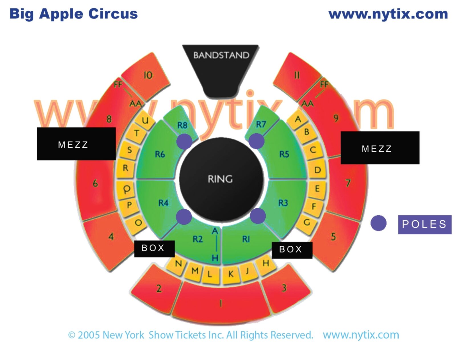 Big Apple Circus Seating Chart