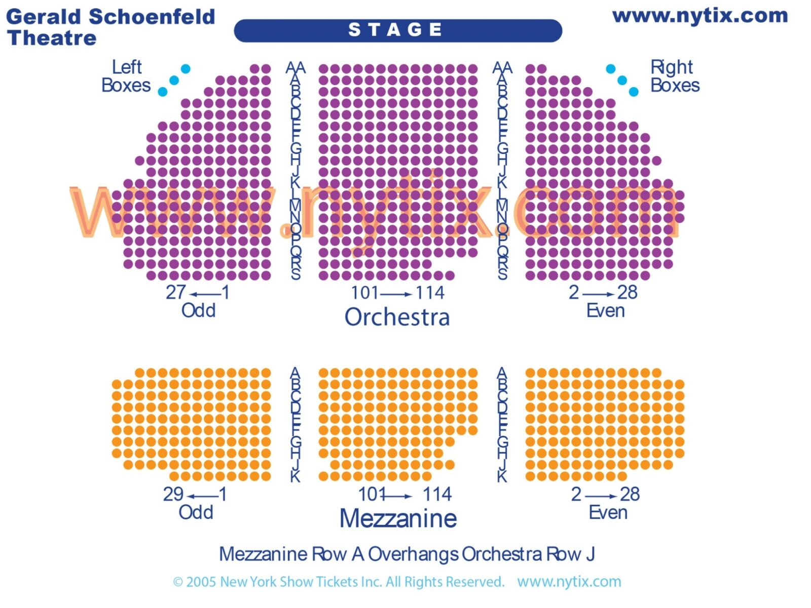 La Jolla Playhouse Seating Chart