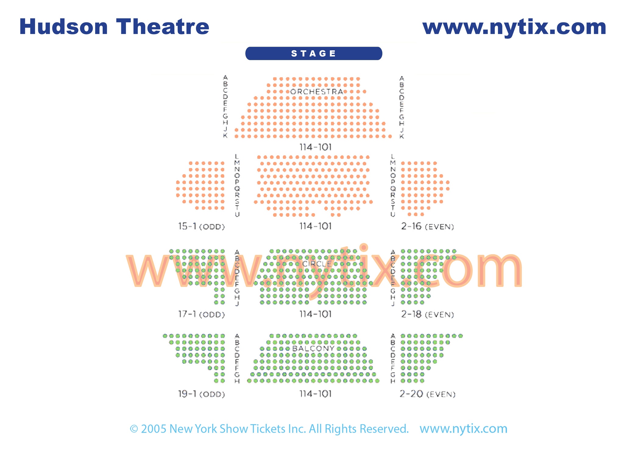 Ambassador Theatre Nyc Seating Chart