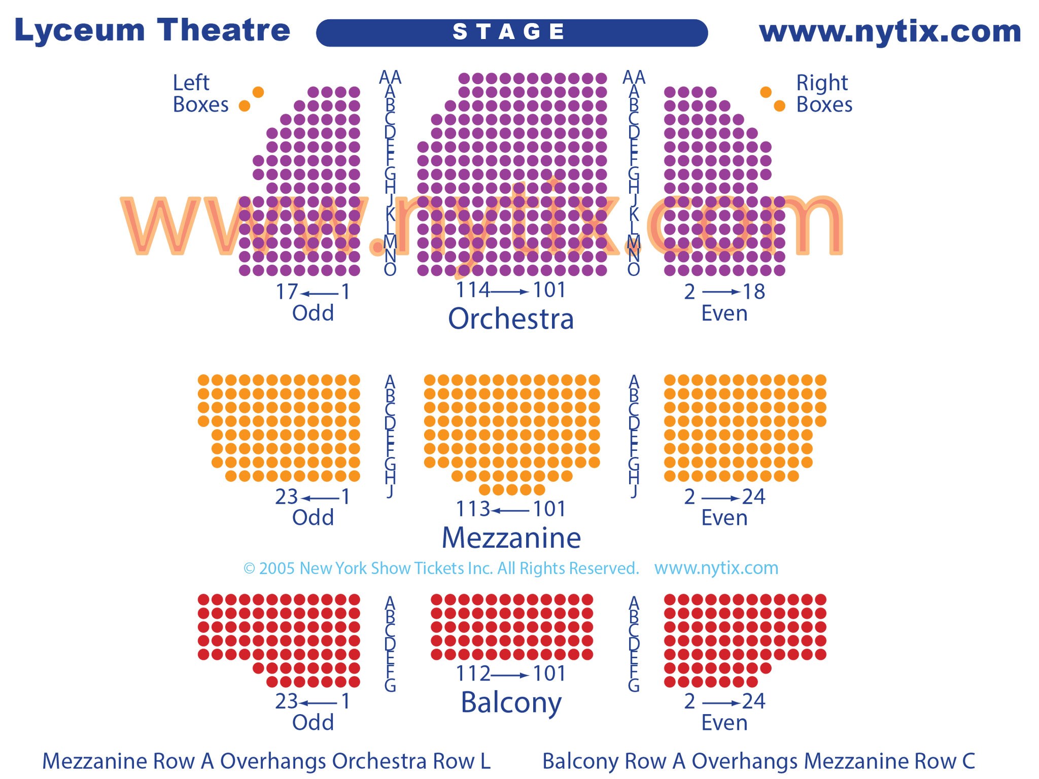 Lyceum Theatre On Broadway In NYC   Lyceum Theatre Seating New 2018 Final 2048x1536 